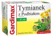 Przeziębienie i grypa - Tactica Gardimax Tymianek z Podbiałem + 20 Ziół 24 pastylki do ssania 3198361 - miniaturka - grafika 1