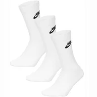 Skarpetki męskie - Skarpety skarpetki unisex NIKE Everyday białe 3pak DX5025-100 r. 34-38 - miniaturka - grafika 1