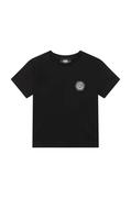 Koszulki dla dziewczynek - Karl Lagerfeld t-shirt bawełniany dziecięcy kolor czarny z nadrukiem - miniaturka - grafika 1