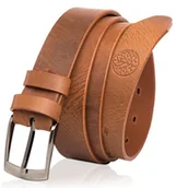 Paski - Pasek skórzany BETLEWSKI LIC30 w pudełku - camel - miniaturka - grafika 1