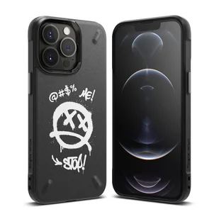 RINGKE Onyx Design wytrzymałe etui pokrowiec iPhone 13 Pro czarny (Graffiti) (OD551E233) OD551E233 - Etui i futerały do telefonów - miniaturka - grafika 1