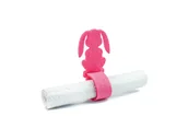 Dekoracja stołu - Serwetnik ze wzorem świątecznym - Zajączek Wiosenny - 21 cm - 1 szt. - miniaturka - grafika 1