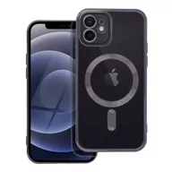 Etui i futerały do telefonów - Futera Electro Mag Cover kompatybilny z MagSafe do IPHONE 12 czarny - miniaturka - grafika 1