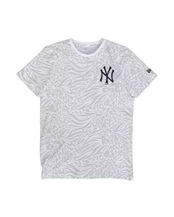 New Era Męski T-shirt MLB AOP Ss Neyyan z krótkim rękawem biały biały XS-S 12369852 - Koszulki męskie - miniaturka - grafika 1