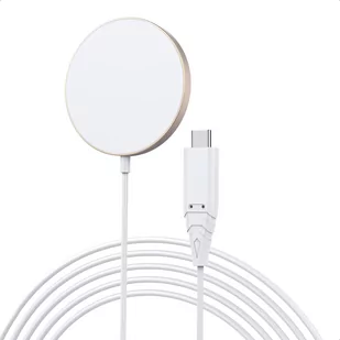 Choetech bezprzewodowa ładowarka magnetyczna 15W MagSafe do iPhone 12/13/14 złota (T518-F-GO) - Ładowarki do telefonów - miniaturka - grafika 2