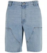 Spodenki męskie - URBAN CLASSICS JEANSOWE SPODENKI MĘSKIE Z DUŻYMI KIESZENIAMI 30 J9A - miniaturka - grafika 1