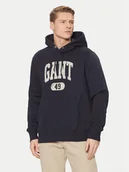 Bluzy męskie - Gant Bluza 49 Arch Graphic 2044009 Granatowy Regular Fit - miniaturka - grafika 1