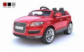 Pojazdy elektryczne dla dzieci - Super-Toys ORYGINALNE AUDI Q7 DWA SILNIKI AMORTYZATORY PILOT LICENCJA LAKIER uniwersalny 299455-uniw - miniaturka - grafika 1