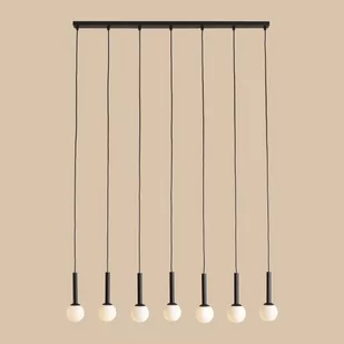 Riu lampa wisząca 7-punktowa czarna 1121T1 - Lampy sufitowe - miniaturka - grafika 1