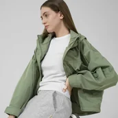 Kurtki damskie - Damska kurtka przejściowa OUTHORN OTHSS23TTJAF114 - khaki - miniaturka - grafika 1