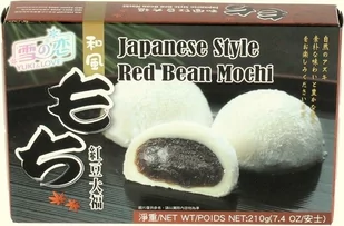 Mochi, ryżowe ciasteczka z pastą z fasolki azuki 210g - Yuki & Love - Czekolada - miniaturka - grafika 1