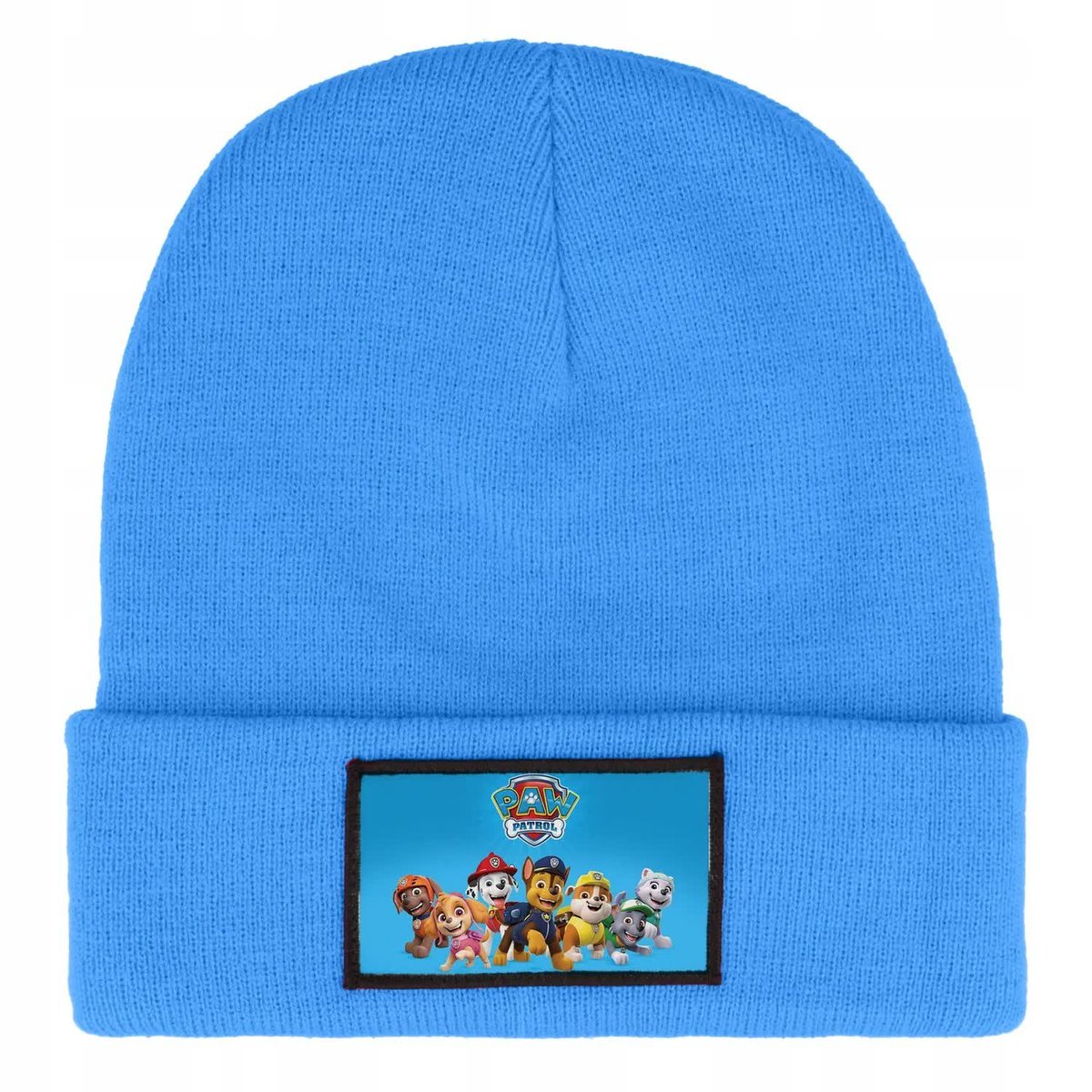CZAPKA BEANIE ZIMOWA CIEPŁA NIEBIESKA DLA DZIECI Z MOTYWEM CHASE MIX WZORÓW