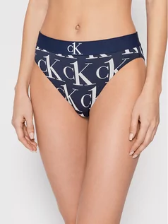 Majtki damskie - Calvin Klein Underwear Figi klasyczne 000QF6671E Granatowy - grafika 1