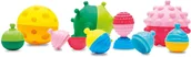 Zabawki sensoryczne - LALABOOM Kulko-klocki 3 Odkrywcze kule 61360 Lalaboom 729120 - miniaturka - grafika 1