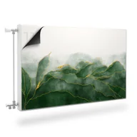 Dekoracje domu - MASKOWNICA Magnetyczna Grzejnika Akwarela LIŚCIE Natura 90cm x 60cm - miniaturka - grafika 1