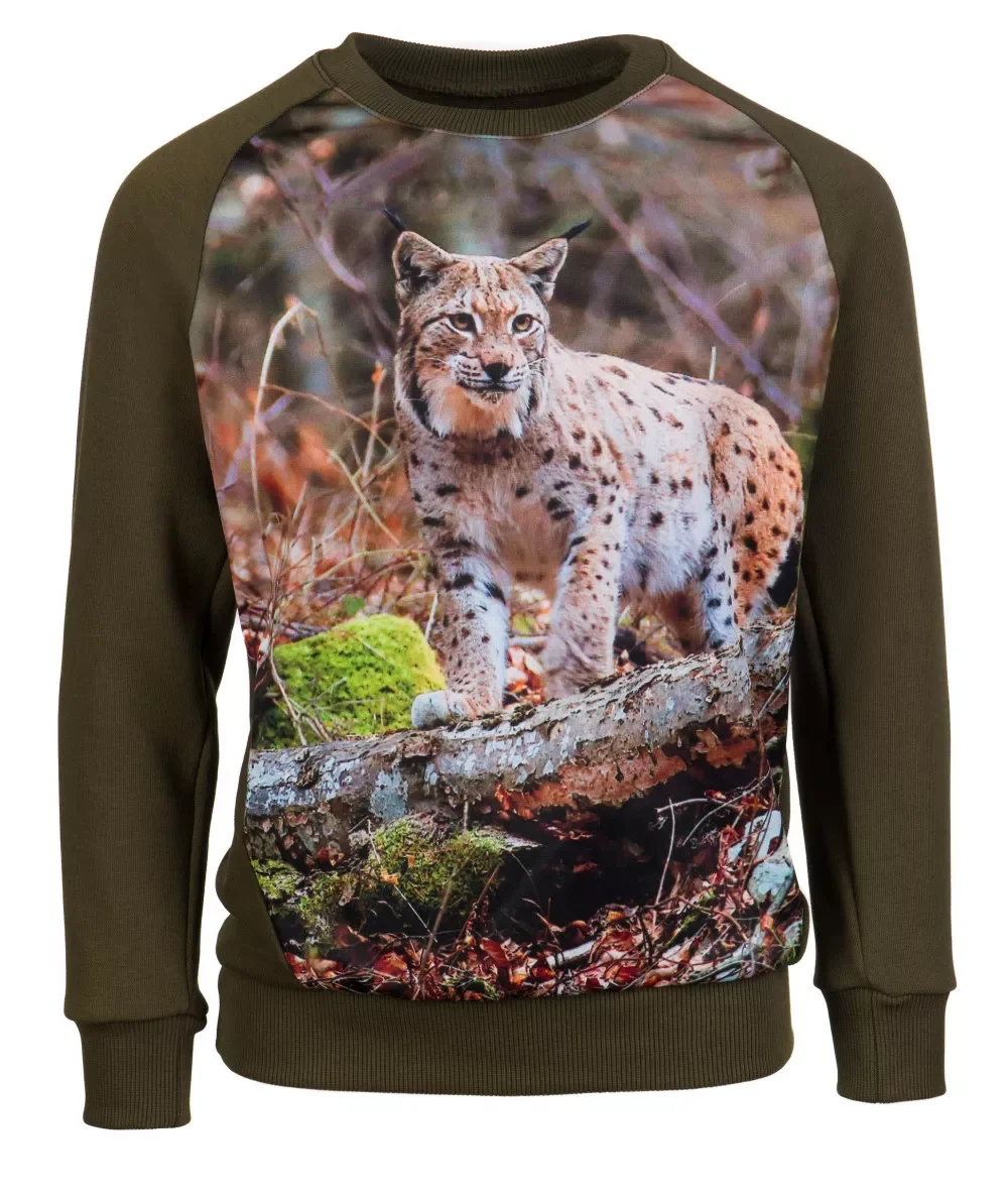 BLUZA DZIECIĘCA WADERA ZIELONA Z RYSIEM -146/152