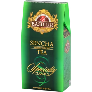BASILUR Herbata Sencha Tea 100g stożek - Kawa w kapsułkach i saszetkach - miniaturka - grafika 1