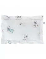 Kołdry i poduszki dla dzieci - Bonjour Cherie Poduszka bambusowa z falbanką 50/70 Misie - miniaturka - grafika 1