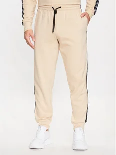 Kappa Spodnie dresowe 313014 Beżowy Regular Fit - Spodnie sportowe męskie - miniaturka - grafika 1