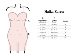 HALKA KAREN (kolor fiolet, rozmiar 2xl) - Piżamy damskie - miniaturka - grafika 9