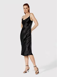 Sukienki - Simple Sukienka codzienna SI22-SUD002 Czarny Regular Fit - grafika 1