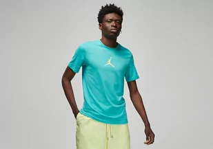 Nike Air Jordan Jumpman Dri-Fit Crew Tee Washed Teal - Koszulki męskie - miniaturka - grafika 1