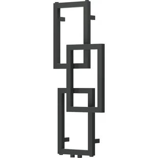 Mexen Grid grzejnik łazienkowy dekoracyjny 870 x 360 mm, 209 W, antracyt - W215-0870-360-00-66 - Grzejniki łazienkowe - miniaturka - grafika 1