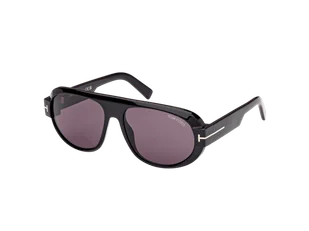 Okulary przeciwsłoneczne Tom Ford Blake-02 FT1102/S 01A - Okulary przeciwsłoneczne - miniaturka - grafika 1