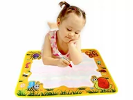 Zabawki kreatywne - Mata Wodna Kolorowa Do Pisania Rysowania 50X36 - miniaturka - grafika 1