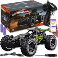 Zabawki zdalnie sterowane - Samochód Zdalnie Sterowany Terenowy RC Dla Dzieci – 2x akumulator, pilot 2.4 GHz, 40 m zasięgu, amortyzacja – MOC i PREZENT DLA DZIECI w jednym + EB.. - miniaturka - grafika 1