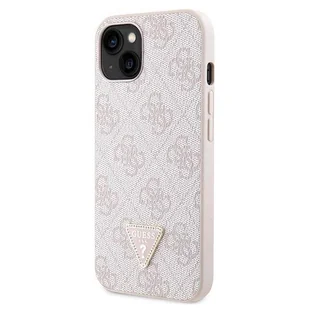 Etui Guess GUHCP14XP4TDSCPP na iPhone 14 Pro Max 6.7" - różowe Crossbody 4G Metal Logo - Etui i futerały do telefonów - miniaturka - grafika 2