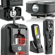 Oświetlenie warsztatowe - Latarka warsztatowa inspekcyjna COB LED everActive WL-600R 10W 550 lumenów IP54 z magnesem powerbank - miniaturka - grafika 1