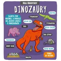 Wilga Mali odkrywcy Dinozaury 9788328049130 - Powieści - miniaturka - grafika 1