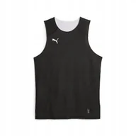 Koszulki męskie - PUMA TANK TOP HOOPS TEAM REVERSE PRACTICE 67664001 r L - miniaturka - grafika 1