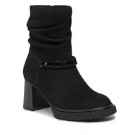 Botki damskie - Botki Caprice 9-25438-41 Black Suede 004 - miniaturka - grafika 1