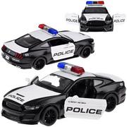 Samochody i pojazdy dla dzieci - Zabawkowy samochodzik, auto policyjne Ford Shelby GT350, 1:32, metalowe - miniaturka - grafika 1