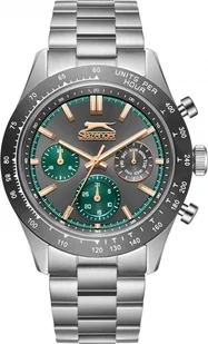 Zegarek Zegarek męski SLAZENGER SL.09.2358.2.02 stalowy fashion na prezent - Zegarki męskie - miniaturka - grafika 1