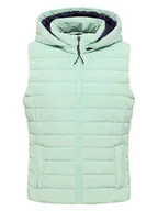 Kamizelki damskie - ELBSAND Kamizelka pikowana "Cara" w kolorze miętowym - miniaturka - grafika 1