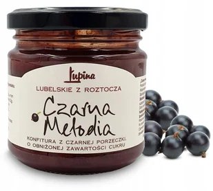 Łupina Konfitura Z Czarnej Porzeczki 190G - Konfitury, marmolady, powidła - miniaturka - grafika 1