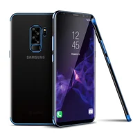 Etui i futerały do telefonów - Etui TPU do Samsung Galaxy S9 Plus Silikonowe przezroczyste etui na telefon z kolorowym brandingiem - miniaturka - grafika 1