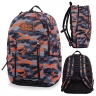 Plecaki szkolne i tornistry - Patio Plecak Coolpack Impact II (B31069) Camo Mesh Orange 98472CP - miniaturka - grafika 1