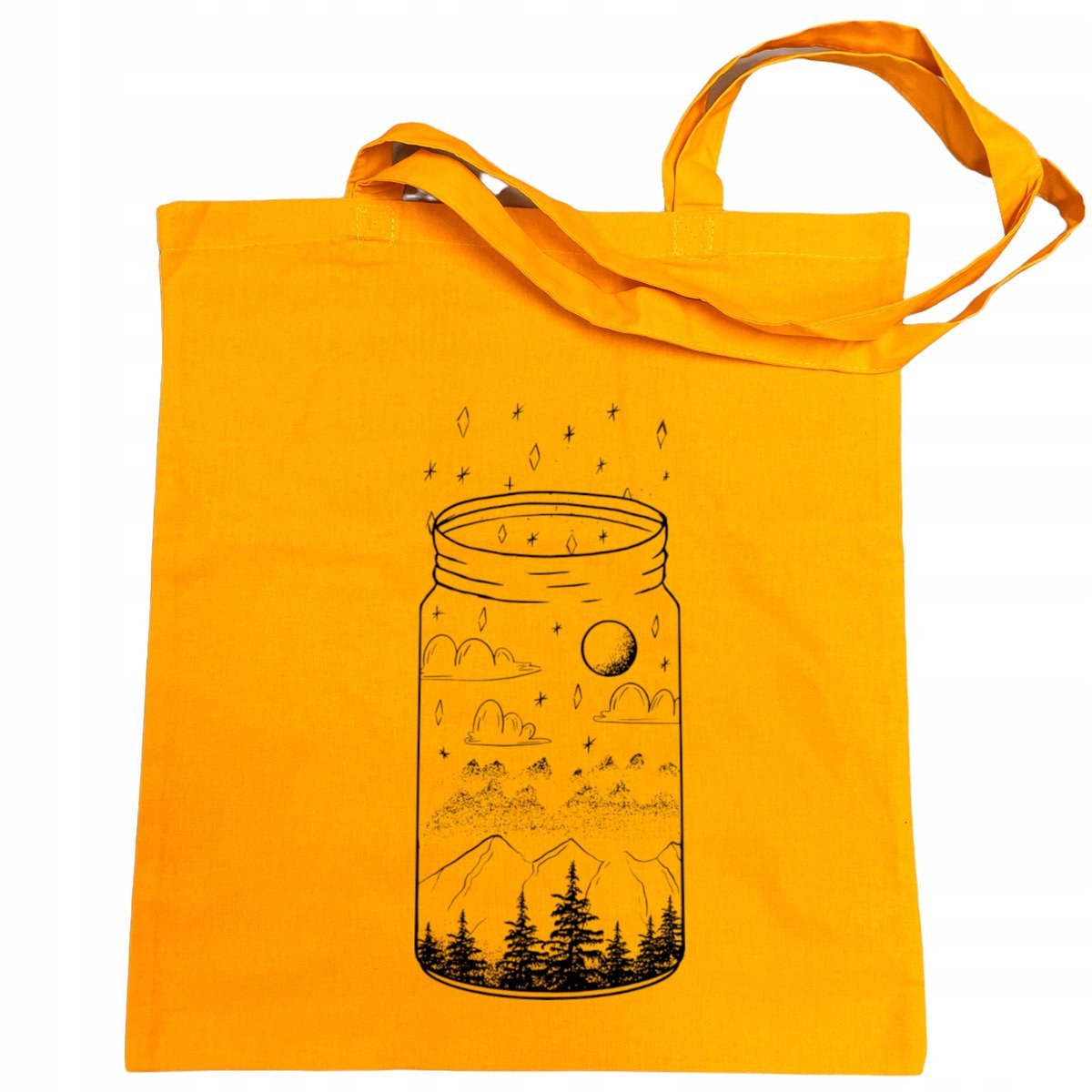 Torba na zakupy fajny nadruk Góry SŁOIK