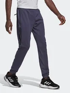 Spodnie sportowe męskie - Adidas Spodnie sportowe w kolorze szaroniebieskim - miniaturka - grafika 1