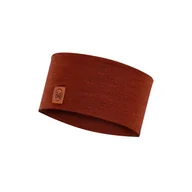 Czapki i chusty sportowe damskie - Opaska z wełny merino Buff Merino Wide Headband Solid Sienna - miniaturka - grafika 1