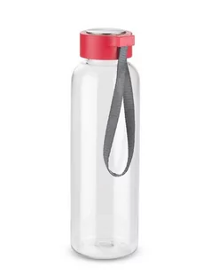 Butelka CLEAR 500 ml Czerwona - czerwony - Shakery i bidony sportowe - miniaturka - grafika 1