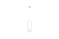 Lampy sufitowe - Wisząca lampa Coco AZ4981 szklana ball kula zwis złota - miniaturka - grafika 1