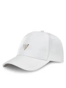 Guess Czapka z daszkiem AW5283 COT01 Biały - Czapki damskie - miniaturka - grafika 1