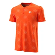 Koszulki męskie - Wilson PWR Smls Henley III Fiest L Koszulka Męska (Pakiet 1) - miniaturka - grafika 1