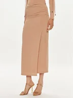 Spódnice - Wolford Spódnica ołówkowa 53211 Beżowy Slim Fit - miniaturka - grafika 1