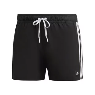 Kąpielówki męskie adidas 3-Stripes czarne HT4367 - Kąpielówki męskie - miniaturka - grafika 1